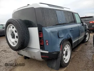 2024 Land Rover Defender S with VIN SALEJ7EU4R2330810, listed as a Copart auction lot 43918465 with 9,353 mi miles and Salvage title. Bid and sale history available at DreamBid. Image 3.