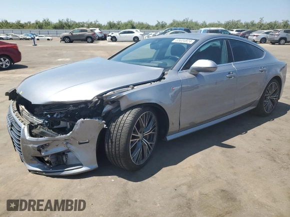2017 Audi A7 Prestige with VIN WAU22AFC7HN060489, listed as a Copart auction lot 65634824 with 97,315 mi miles and Salvage Title. Bid and sale history available at carsss.com. Image 1.