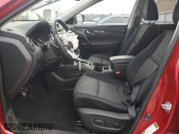 2017 Nissan Rogue S with VIN JN8AT2MV5HW264468, listed as a Copart auction lot 46550275 with 74,006 mi miles and Salvage Title. Bid and sale history available at carsss.com. Image 7.