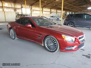2015 Mercedes-Benz SL-Class SL 550 with VIN WDDJK7DAXFF034551, listed as a Copart auction lot 87262454 with 31,926 mi miles and Salvage Title. Bid and sale history available at carsss.com. Image 4.