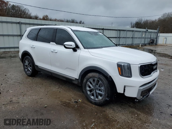 2024 Kia Telluride LX with VIN 5XYP24GC3RG467730, listed as a Copart auction lot 85728044 with 19,806 mi miles and Salvage title. Bid and sale history available at DreamBid. Image 4.