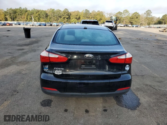 2015 Kia Forte LX with VIN KNAFX4A66F5415574, listed as a Copart auction lot 48356205 with 130,505 mi miles and Salvage Title. Bid and sale history available at carsss.com. Image 6.