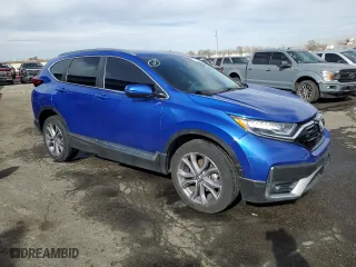 2020 Honda CR-V Touring with VIN 7FARW2H96LE017674, listed as a Copart auction lot 74922544 with 23,120 mi miles and Salvage Title. Bid and sale history available at carsss.com. Image 4.