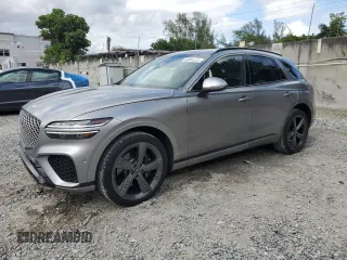 2023 Genesis GV70 Sport with VIN KMUMCDTC3PU098818, listed as a Copart auction lot 52884225 with 25,748 mi miles and Non Repairable. Bid and sale history available at DreamBid. Image 1.