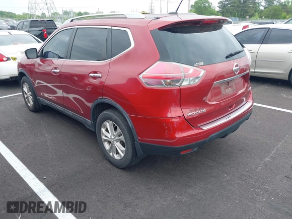 2015 Nissan Rogue SL with VIN 5N1AT2MV0FC778590, listed as a IAAI auction lot 42059832 with 197,167 mi miles and . Bid and sale history available at carsss.com. Image 3.