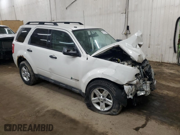 2012 Ford Escape Hybrid z VIN 1FMCU5K37CKB20209, wystawiony jako Copart lot #47182745 z przebiegiem Nie podano mil oraz Szkoda całkowita • Salvage title. Historia ofert i sprzedaży dostępna na DreamBid. Obrazek 4.