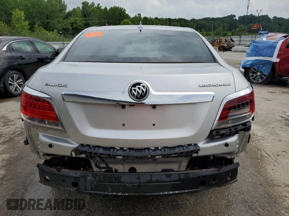 2012 Buick LaCrosse Premium 1 with VIN 1G4GD5E32CF361276, listed as a Copart auction lot 60895755 with 220,501 mi miles and Non repairable. Bid and sale history available at DreamBid. Image 6.