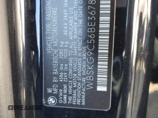 2011 BMW M3 with VIN WBSKG9C56BE367810, listed as a Copart auction lot 42968855 with 124,358 mi miles and Salvage Title. Bid and sale history available at carsss.com. Image 12.