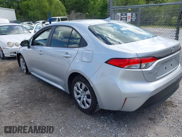 2023 Toyota Corolla LE with VIN JTDB4MEE7P3010297, listed as a IAAI auction lot 42119061 with 51,505 mi miles. Bid and sale history available at carsss.com. Image 3.