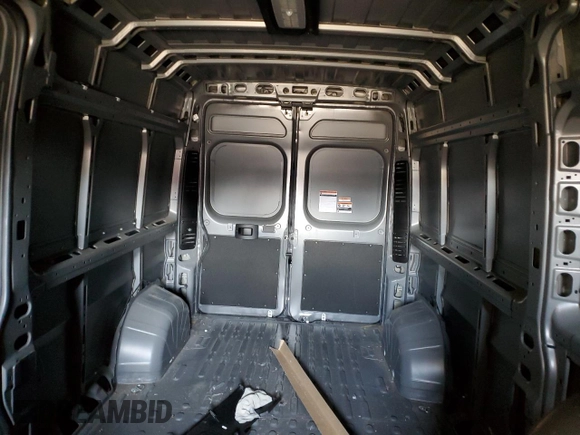 2024 Ram ProMaster Cargo Tradesman with VIN 3C6LRVDG3RE102914, listed as a Copart auction lot 50355075 with 16,328 mi miles and Salvage Title. Bid and sale history available at DreamBid. Image 10.