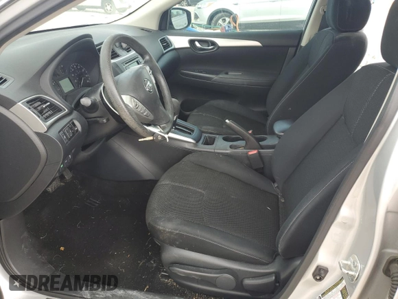2017 Nissan Sentra S with VIN 3N1AB7AP4HY315617, listed as a Copart auction lot 55106835 with 87,561 mi miles and Salvage Title. Bid and sale history available at DreamBid. Image 7.