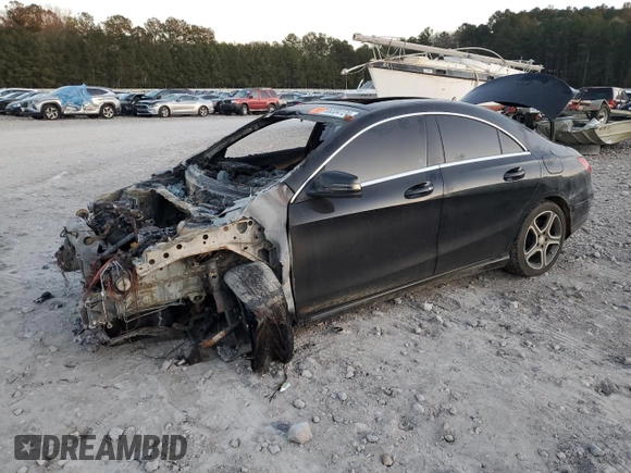 2014 Mercedes-Benz CLA 250 with VIN WDDSJ4EB0EN041915, listed as a Copart auction lot 86304124 with Not provided miles and Salvage title. Bid and sale history available at DreamBid. Image 1.