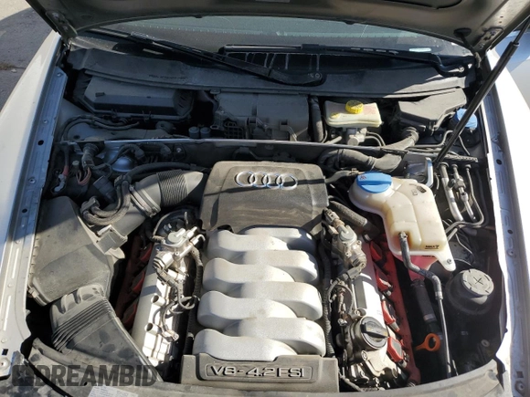 2008 Audi A6 z VIN WAUDV74F08N021307, wystawiony jako Copart lot #73353494 z przebiegiem 129 108 mil mil oraz Szkoda całkowita • Salvage title. Historia ofert i sprzedaży dostępna na DreamBid. Obrazek 11.