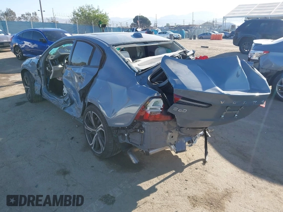 2024 Volvo S60 Plus Dark Theme with VIN 7JRL12TL5RG324532, listed as a IAAI auction lot 42004470 with Not provided miles and . Bid and sale history available at DreamBid. Image 3.