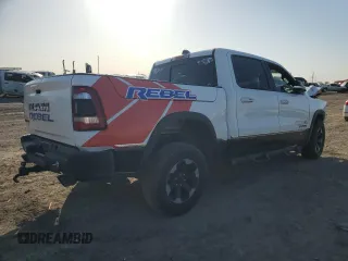 2019 Ram 1500 Rebel с VIN 1C6SRFLT7KN811895, выставлен на аукционе Copart как лот 52249485 с пробегом 162 597 миль миль и Списание • Salvage title. История ставок и продаж доступна на DreamBid. Изображение 3.