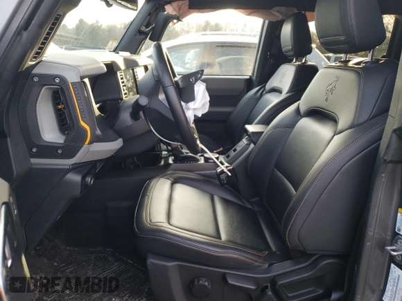2022 Ford Bronco with VIN 1FMEE5DP3NLB87781, listed as a Copart auction lot 45737175 with 39,760 mi miles and Salvage title. Bid and sale history available at DreamBid. Image 7.