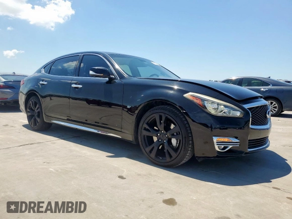 2015 Infiniti Q70 z VIN JN1BY1PP7FM601954, wystawiony jako Copart lot #54138735 z przebiegiem 118 017 mil mil oraz Czysty tytuł • Clean title. Historia ofert i sprzedaży dostępna na DreamBid. Obrazek 4.
