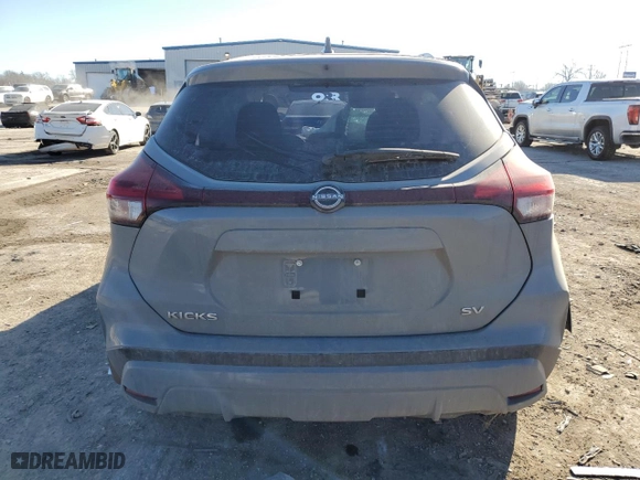 2024 Nissan Kicks SV with VIN 3N1CP5CV3RL534528, listed as a Copart auction lot 45857245 with 0 mi miles and Salvage Title. Bid and sale history available at carsss.com. Image 6.
