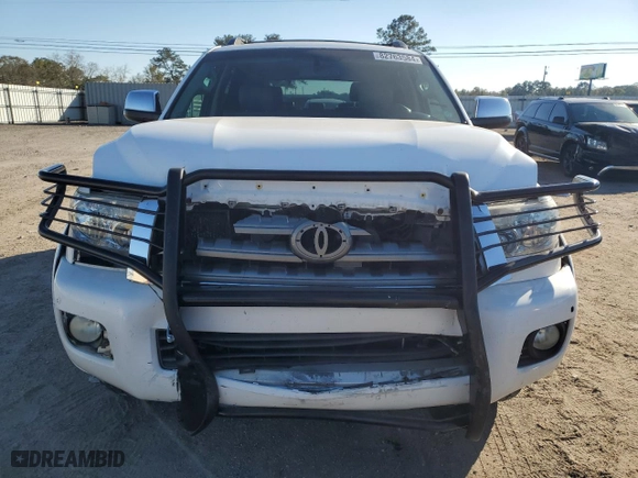 2008 Toyota Sequoia Ltd with VIN 5TDZY68A78S002790, listed as a Copart auction lot 82763584 with 255,103 mi miles and Salvage Title. Bid and sale history available at carsss.com. Image 5.