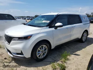 2024 Kia Carnival LX with VIN KNDNB4H38R6340061, listed as a Copart auction lot 71289804 with 6,145 mi miles and Salvage Title. Bid and sale history available at carsss.com. Image 1.