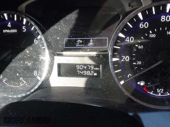 2020 Infiniti QX60 Luxe with VIN 5N1DL0MM0LC511566, listed as a IAAI auction lot 40879519 with 90,479 mi miles and . Bid and sale history available at DreamBid. Image 7.