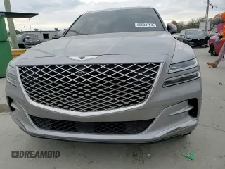 2021 Genesis GV80 with VIN KMUHCESC9MU064855, listed as a Copart auction lot 82593724 with 111,456 mi miles and Salvage title. Bid and sale history available at DreamBid. Image 12.