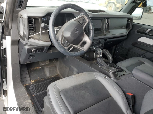 2023 Ford Bronco with VIN 1FMDE5AH7PLC15500, listed as a Copart auction lot 72588184 with 7,975 mi miles and Salvage Title. Bid and sale history available at carsss.com. Image 8.