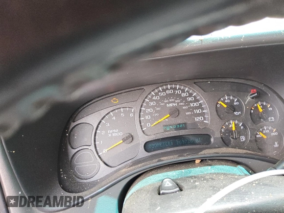 2004 Chevrolet Tahoe LS z VIN 1GNEC13V84R288076, wystawiony jako Copart lot #58320985 z przebiegiem 263 726 mil mil oraz Szkoda całkowita • Salvage title. Historia ofert i sprzedaży dostępna na DreamBid. Obrazek 9.