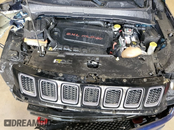 2019 Jeep Compass Trailhawk with VIN 3C4NJDDB9KT627579, listed as a Copart auction lot 53621395 with 66,535 mi miles and Clean Title. Bid and sale history available at DreamBid. Image 12.
