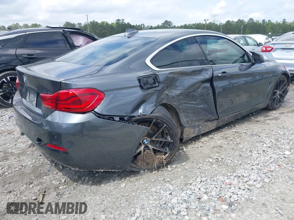 2019 BMW 4 Series 430i with VIN WBA4W3C53KAF92600, listed as a IAAI auction lot 41937759 with 111,589 mi miles and . Bid and sale history available at DreamBid. Image 4.