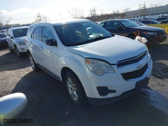 2013 Chevrolet Equinox LS with VIN 2GNFLCEK7D6420503, listed as a IAAI auction lot 41853106 with 153,072 mi miles. Bid and sale history available at carsss.com. Image 1.