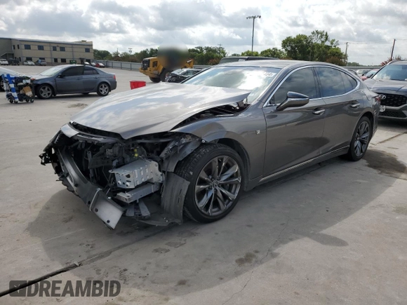 2018 Lexus LS with VIN JTHB51FF4J5002655, listed as a Copart auction lot 63266484 with 50,720 mi miles and Salvage Title. Bid and sale history available at carsss.com. Image 1.