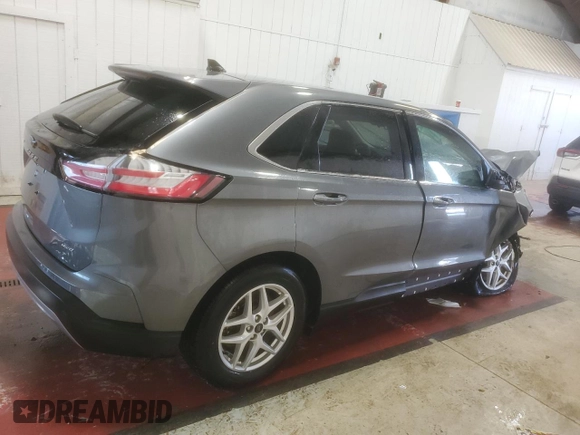 2023 Ford Edge SEL with VIN 2FMPK4J96PBA21713, listed as a Copart auction lot 54752655 with 0 mi miles and Salvage Title. Bid and sale history available at carsss.com. Image 3.