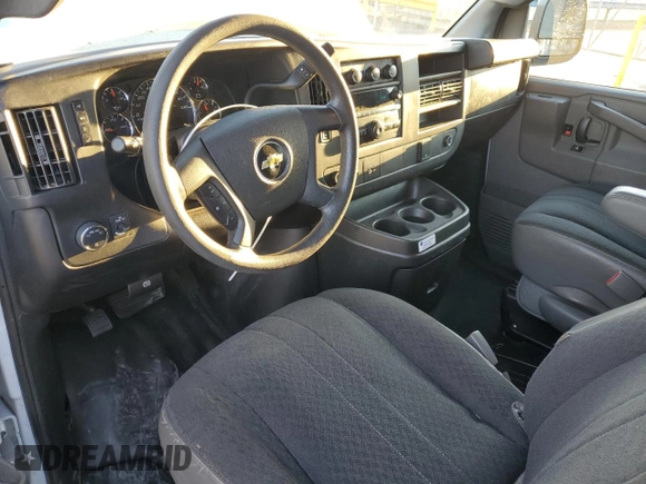 2018 Chevrolet Express Cargo Van with VIN 1GCWGAFG6J1904771, listed as a Copart auction lot 43149055 with 288,899 mi miles and Clean Title. Bid and sale history available at carsss.com. Image 8.