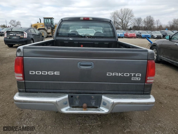 2004 Dodge Dakota SLT with VIN 1D7HL48N44S520347, listed as a Copart auction lot 46732715 with 169,029 mi miles and Clean Title. Bid and sale history available at carsss.com. Image 6.