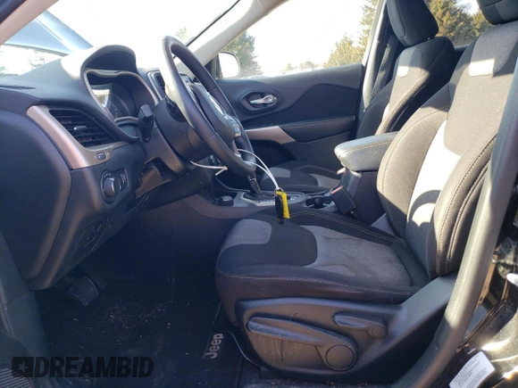 2017 Jeep Cherokee Sport with VIN 1C4PJMAB1HW648071, listed as a Copart auction lot 48479765 with 89,337 mi miles and Salvage Title. Bid and sale history available at carsss.com. Image 7.