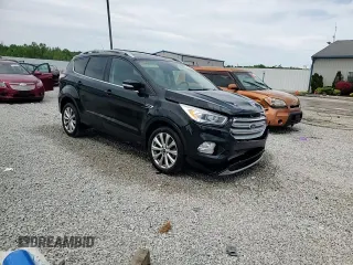 2018 Ford Escape Titanium with VIN 1FMCU9J93JUB80907, listed as a Copart auction lot 55932275 with 102,295 mi miles and Salvage title. Bid and sale history available at DreamBid. Image 14.