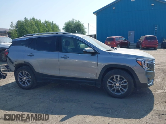 2023 GMC Terrain SLT with VIN 3GKALVEG0PL261449, listed as a IAAI auction lot 42549875 with 27,277 mi miles and . Bid and sale history available at DreamBid. Image 14.