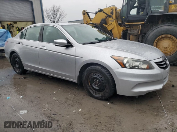2011 Honda Accord EX with VIN 1HGCP2E75BA073907, listed as a Copart auction lot 82628814 with 131,091 mi miles and Salvage title. Bid and sale history available at DreamBid. Image 4.