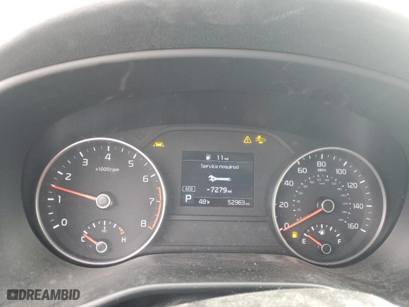 2021 Kia Sportage LX with VIN KNDPMCAC4M7904833, listed as a Copart auction lot 47354795 with 52,963 mi miles and Salvage Title. Bid and sale history available at carsss.com. Image 9.