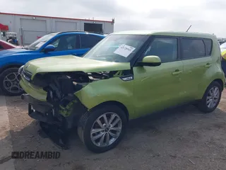 2018 Kia Soul + with VIN KNDJP3A57J7894079, listed as a IAAI auction lot 42128941 with 62,945 mi miles. Bid and sale history available at carsss.com. Image 2.