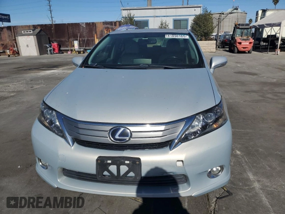 2010 Lexus HS 250h with VIN JTHBB1BA4A2002224, listed as a Copart auction lot 41890165 with 171,862 mi miles and Salvage Title. Bid and sale history available at DreamBid. Image 5.