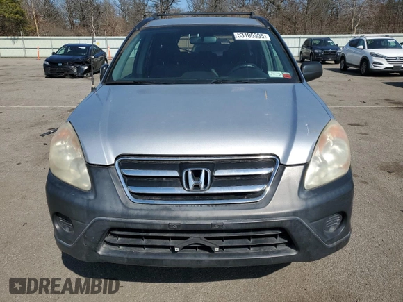 2006 Honda CR-V LX with VIN SHSRD78596U406205, listed as a Copart auction lot 53106305 with 212,569 mi miles and Non Repairable. Bid and sale history available at carsss.com. Image 5.