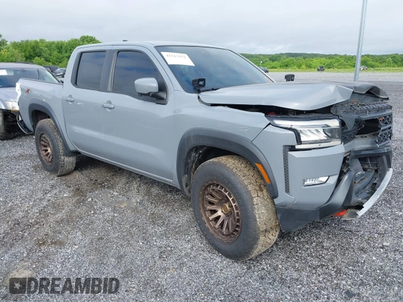 2022 Nissan Frontier SV z VIN 1N6ED1EJ0NN629038, wystawiony jako IAAI lot #41313351 z przebiegiem 98 234 mil mil oraz . Historia ofert i sprzedaży dostępna na DreamBid. Obrazek 1.