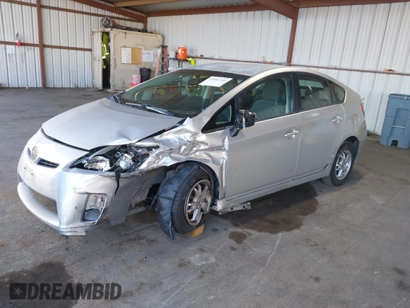 2010 Toyota Prius II with VIN JTDKN3DU5A1310245, listed as a IAAI auction lot 42003184 with 115,217 mi miles. Bid and sale history available at carsss.com. Image 18.