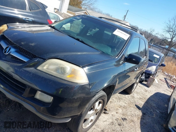 2004 Acura MDX with VIN 2HNYD18254H540684, listed as a IAAI auction lot 41584464 with 344,728 mi miles. Bid and sale history available at carsss.com. Image 2.