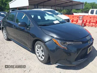 2022 Toyota Corolla LE with VIN 5YFEPMAE5NP347162, listed as a IAAI auction lot 42097627 with 52,170 mi miles. Bid and sale history available at carsss.com. Image 1.