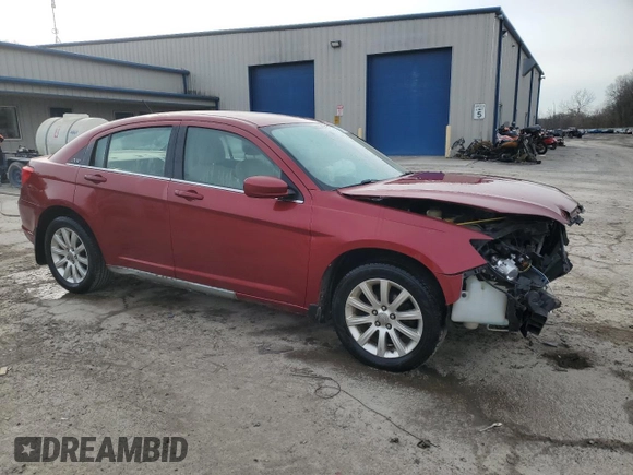 2012 Chrysler 200 Touring with VIN 1C3CCBBB9CN119689, listed as a Copart auction lot 47742195 with 111,227 mi miles and Salvage Title. Bid and sale history available at DreamBid. Image 4.