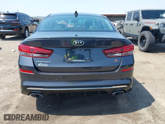 2019 Kia Optima LX with VIN 5XXGT4L34KG317817, listed as a IAAI auction lot 41958347 with 50,504 mi miles. Bid and sale history available at carsss.com. Image 17.