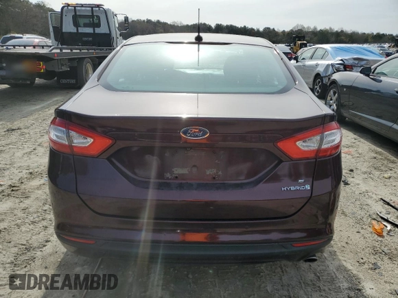 2013 Ford Fusion SE Hybrid with VIN 3FA6P0LU5DR173920, listed as a Copart auction lot 50884705 with 121,385 mi miles and Salvage Title. Bid and sale history available at carsss.com. Image 6.